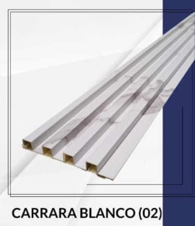 WPC INTERIOR   BLANCO CARRARA  2.91X016CM